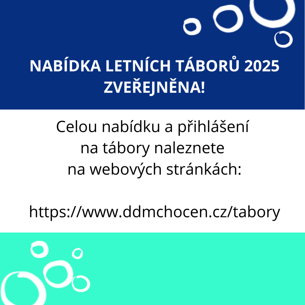 Nabídka letních táborů 2025