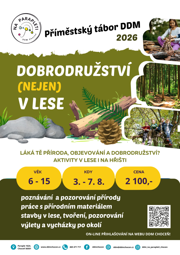 Dobrodružství (nejen) v lese