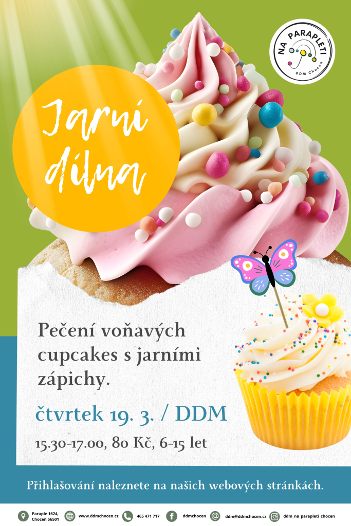 Jarní dílna - cupcakes