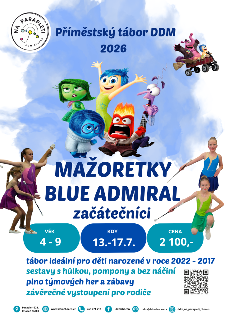 Mažoretky Blue Admiral začátečníci