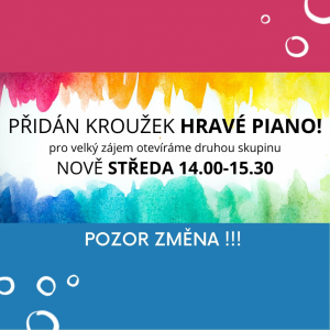změna - Hravé piano