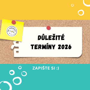 Důležité termíny 2026