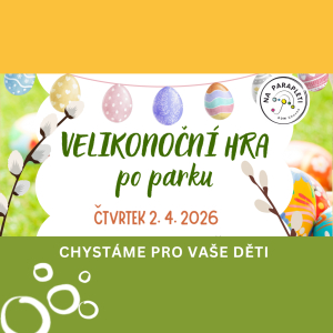 Velikonoční hra po parku